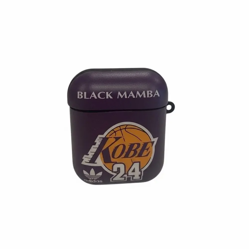 AIRPODS CASE: Handmade Kobe Bryant #24 Black Mamba, NWOT